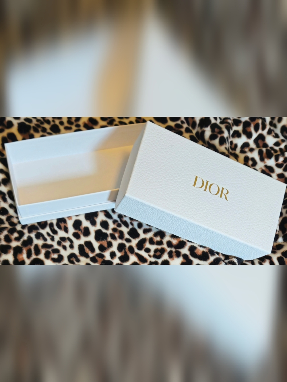 Dior Box Lady Dior Magnetic Card Holder Saddle Lotus 30 Montaigne Wallet 8x4x3